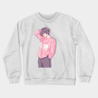 The handsom anime/manga boy Crewneck Sweatshirt